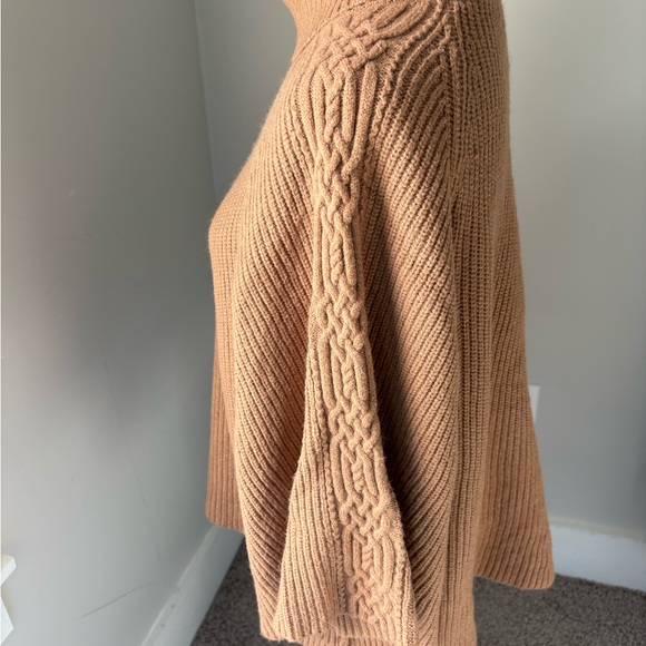 Anthropologie Kali Poncho Turtleneck Sweater SzXSP/SP - Picture 8 of 9